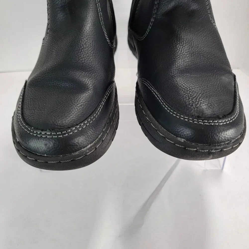 Khombu‎ Addison Womens 6 Black Memory Foam Water Repellent Winter Vegan Boots